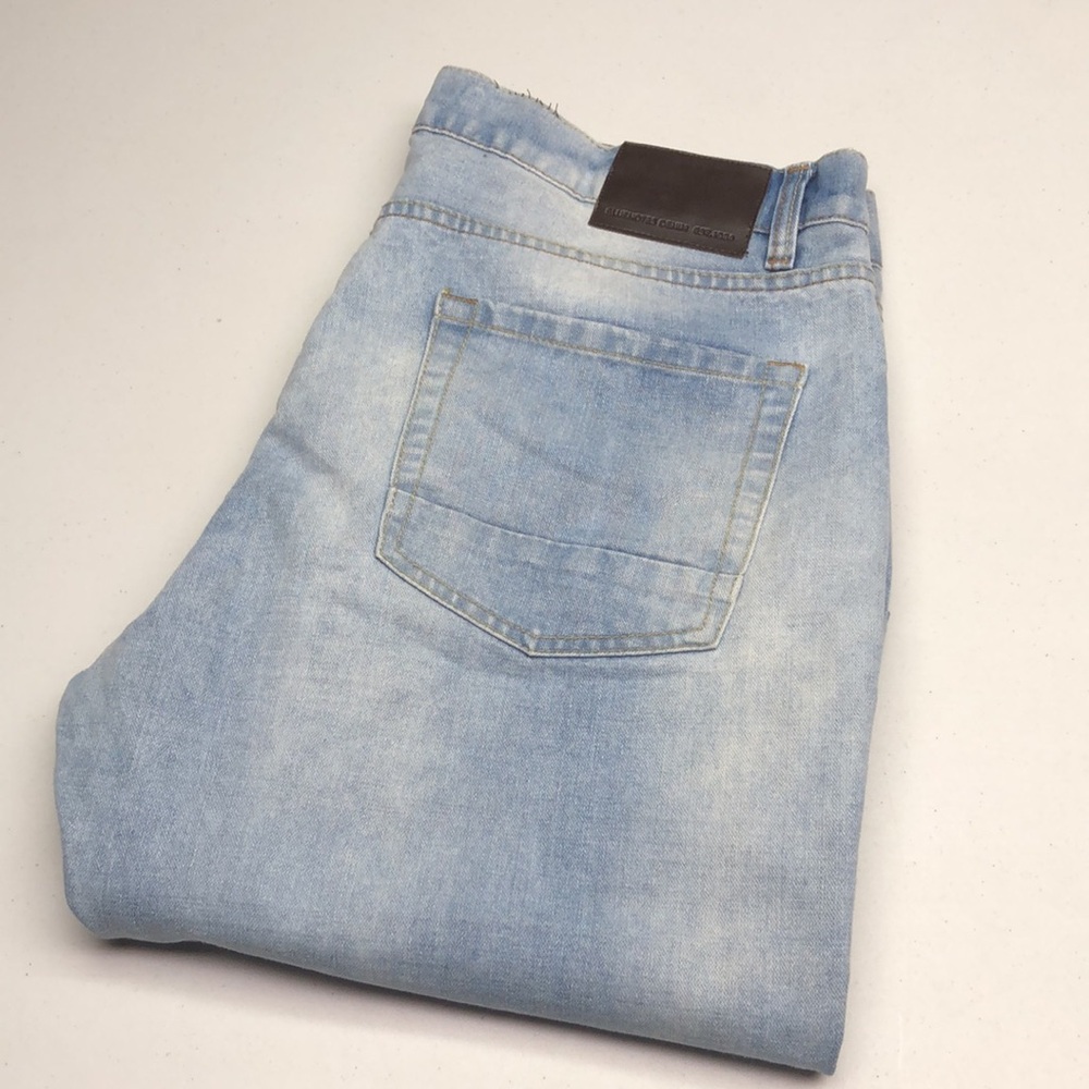 MENS BLUENOTES LIGHTWASH STRAIGHT LEG JEANS 36x30 LIKE NEW ⭐️